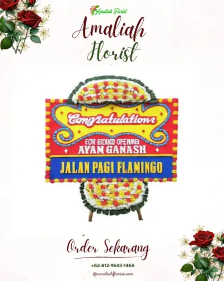 Sewa Papan Bunga Sugio